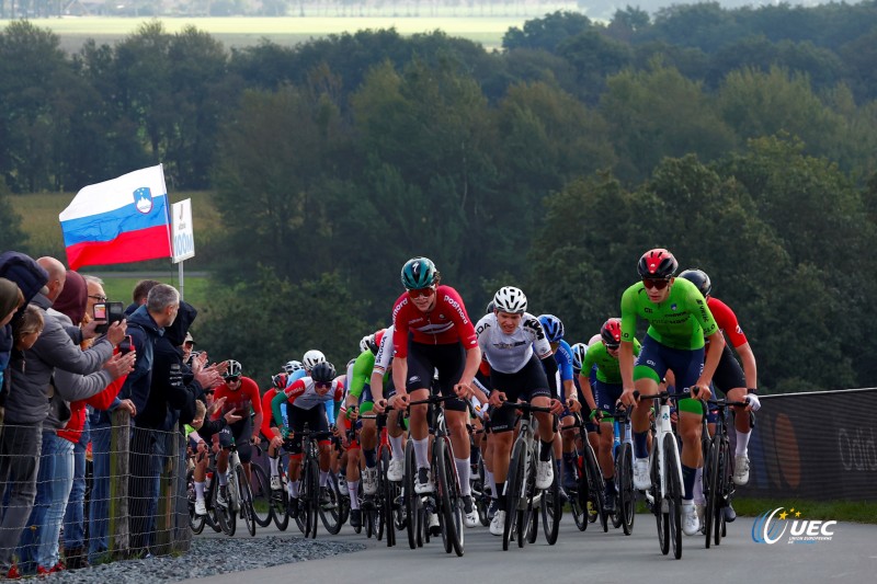 2023 UEC Road European Championships - Drenthe - Junior Men's Road Race - Drijber - Col Du VAM 111 km - 23/09/2023 - Anze Ravbar (Slovenia) - photo Luca Bettini/SprintCyclingAgency?2023